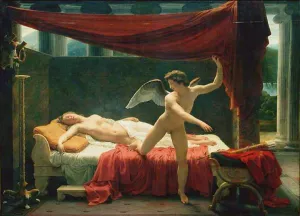 L'Amour et Psyche by Francois-Edouard Picot Oil Painting