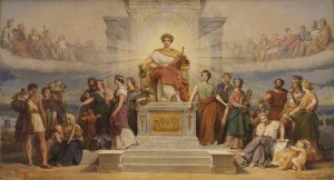 Le triomphe de la Ville de Paris by Francois-Edouard Picot Oil Painting