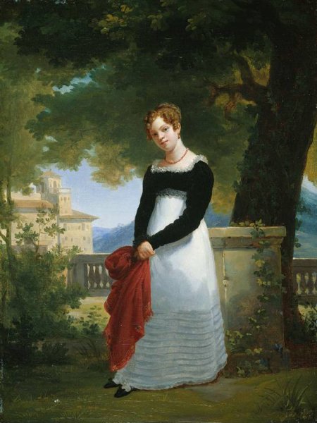 Portrait of Adelaide-Sophie Cleret by Francois-Edouard Picot - Hand-Painted Oil Painting Reproduction