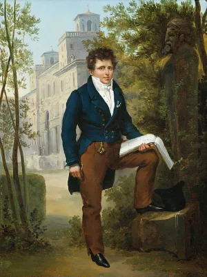 Portrait of Nicholas-Pierre Tiolier Oil painting by Francois-Edouard Picot