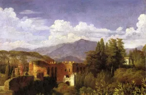 View from the Villa Medici Oil painting by Francois-Edouard Picot