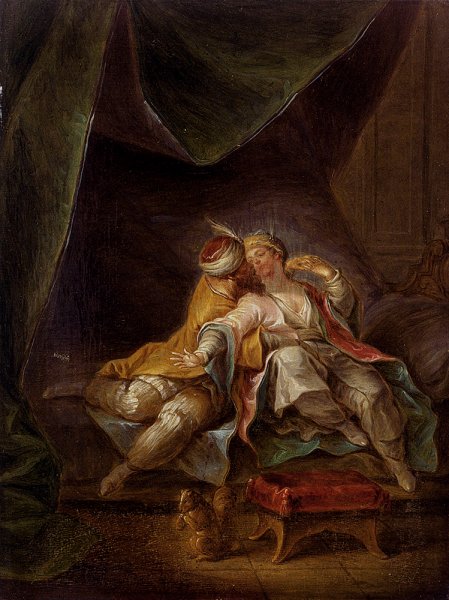 Main Product Photo of La Sultane Favorite Painting by Francois Eisen