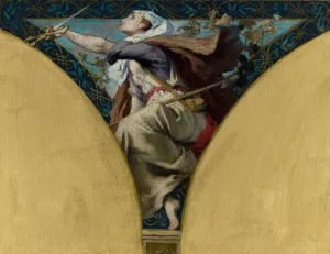 La Lorraine by Francois Emile Ehrmann Oil Painting