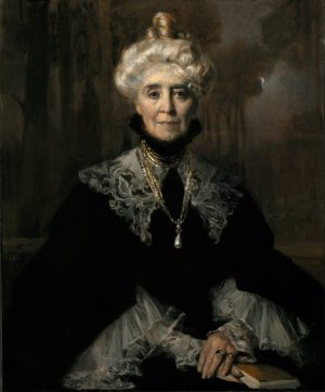Mrs. Adeline M. Noble by Francois Flameng Oil Painting