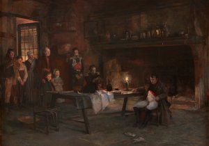Napoleon en Defaite by Francois Flameng Oil Painting