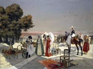 Napoleon I and the King of Rome at Saint-Cloud in 1811