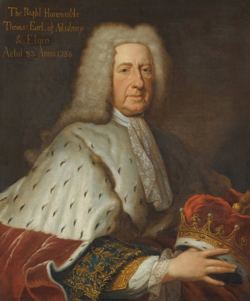 Portrait of Thomas Bruce, 2nd Earl of Ailesbury  by Francois Harrewijn - Hand-Painted Oil Painting Reproduction
