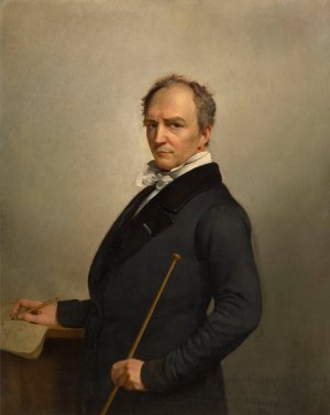 Self Portrait by Francois-Joseph Navez Oil Painting