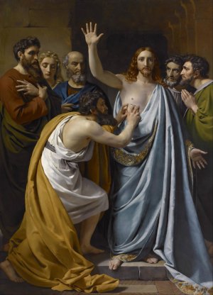 The Incredulity of Saint Thomas by Francois-Joseph Navez Oil Painting