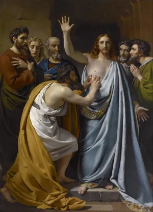 The Incredulity of Saint Thomas by Francois-Joseph Navez Oil Painting