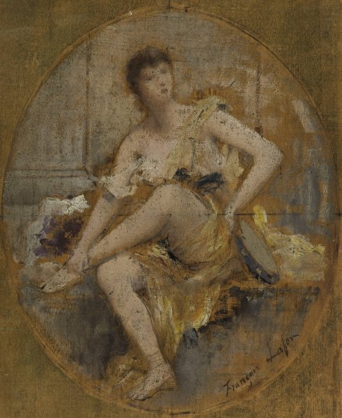 La Danse  by Francois Lafon - Hand-Painted Oil Painting Reproduction