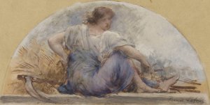 la Moisson ou L'Ete by Francois Lafon Oil Painting