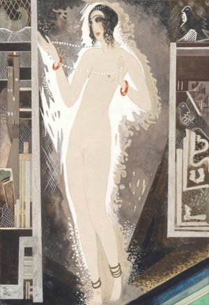 Histoire charmante de l'adolescente sucre d'amour Pl.1 by Francois-Louis Schmied Oil Painting