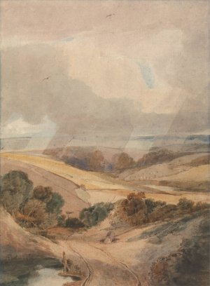 Mousehold Heath, Norwich by Francois Louis Thomas Francia Oil Painting