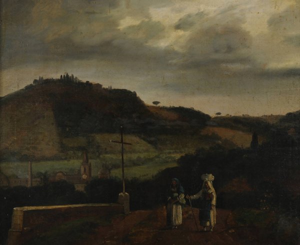 Main Product Photo of Paysage Painting by Francois-Marius Granet