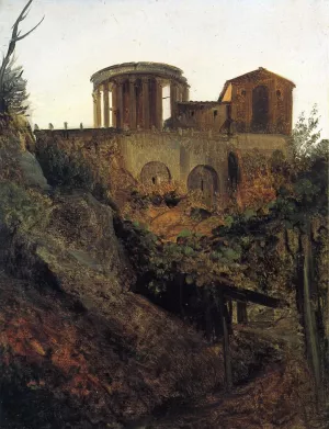 Tivoli Oil painting by Francois-Marius Granet