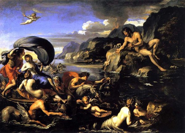 Main Product Photo of Acis, Galatea, and Polyphemus Painting by Francois Perrier