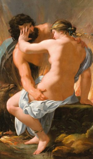 Jupiter and Semele by Francois Perrier Oil Painting