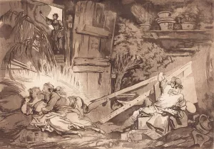 La Culbute Oil painting by Francois-Philippe Charpentier