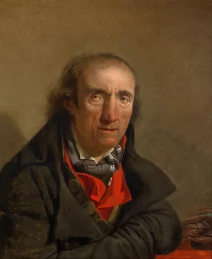 Portrait of a revolutionary by Francois Sablet Oil Painting