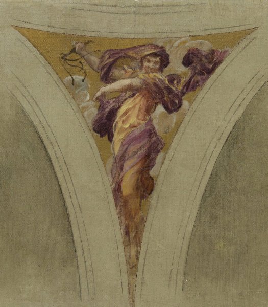 La chanson satirique  by Francois Schommer - Hand-Painted Oil Painting Reproduction