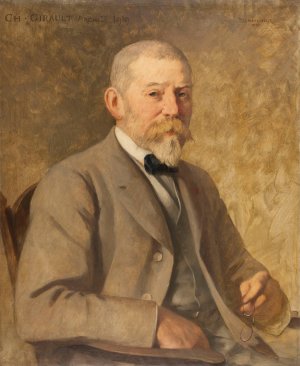 Portrait de l'architecte Charles Louis Girault by Francois Schommer Oil Painting