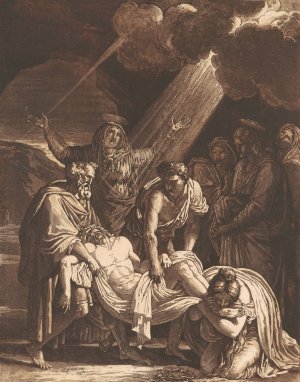 Christ Carried to the Tomb by Francois Xavier Fabre Oil Painting