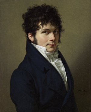 Portrait of a Man by Francois Xavier Fabre Oil Painting