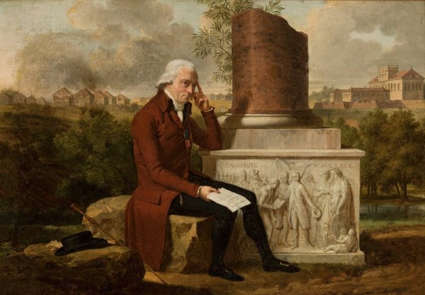Portrait of Ksawery Brzostowski  by Francois Xavier Fabre - Hand-Painted Oil Painting Reproduction