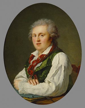 Portrait of Laurent-Nicolas de Jourbet Oil painting by Francois-Xavier Fabre