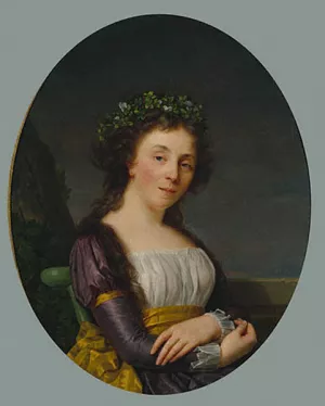 Portrait of Madame Joubert by Francois-Xavier Fabre - Oil Painting Reproduction