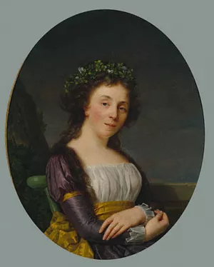 Portrait of Madame Joubert Oil painting by Francois-Xavier Fabre