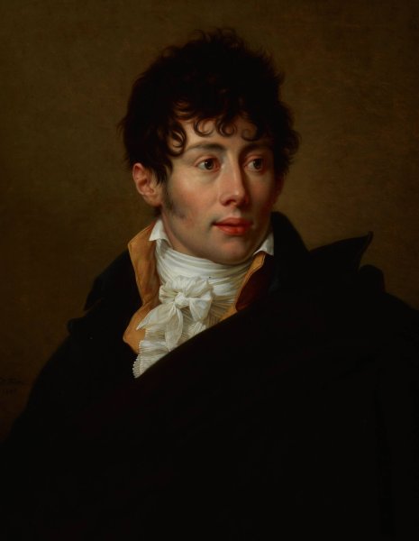 Portrait of Michal Bogoria Skotnicki  by Francois Xavier Fabre - Hand-Painted Oil Painting Reproduction