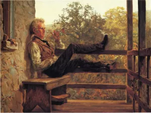 Independence also known as Squire Jack Porter by Frank Blackwell Mayer - Oil Painting Reproduction