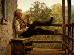 Independence by Frank Blackwell Mayer Oil Painting