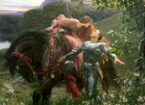 La Belle Dame Sans Merci Oil painting by Frank Dicksee