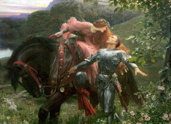 Main Product Photo of La Belle Dame Sans Merci Painting by Frank Dicksee