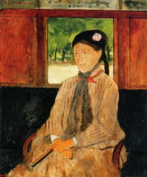 Portrait of a Woman painting by Frank Dicksee