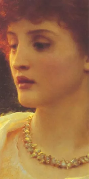 Sylvia Detail Oil painting by Frank Dicksee