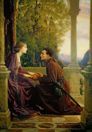 The End of the Quest by Frank Dicksee - Oil Painting Reproduction