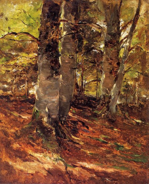 Main Product Photo of Beachwoods at Polling Painting by Frank Duveneck