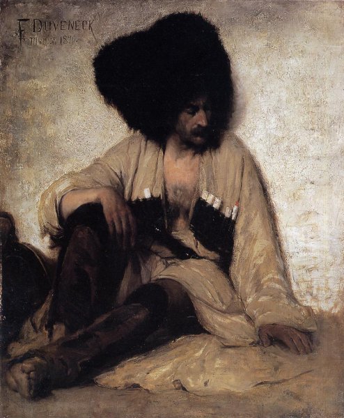 Main Product Photo of Caucasian Soldier Painting by Frank Duveneck