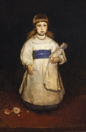 Mary Cabot Wheelwright Oil painting by Frank Duveneck