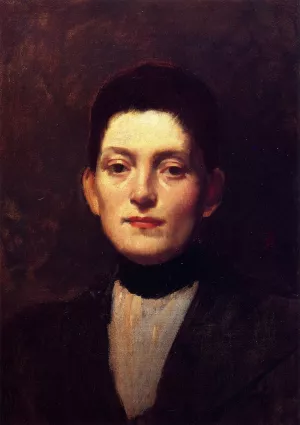 Miss Westlake painting by Frank Duveneck