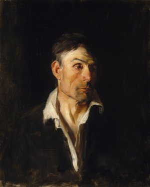 Portrait of a Man by Frank Duveneck Oil Painting