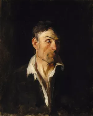 Portrait of a Man by Frank Duveneck Oil Painting