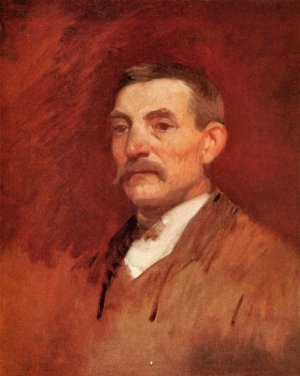 Portrait of Brother John by Frank Duveneck Oil Painting