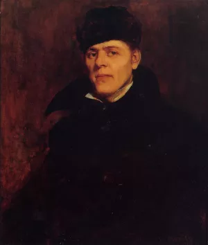 Portrait of Major Dillard H. Clark Oil painting by Frank Duveneck