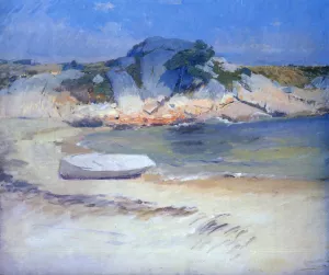 Sheltered Cove by Frank Duveneck - Oil Painting Reproduction