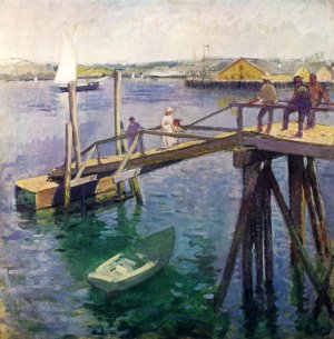 Steep Ramp by Frank Duveneck Oil Painting